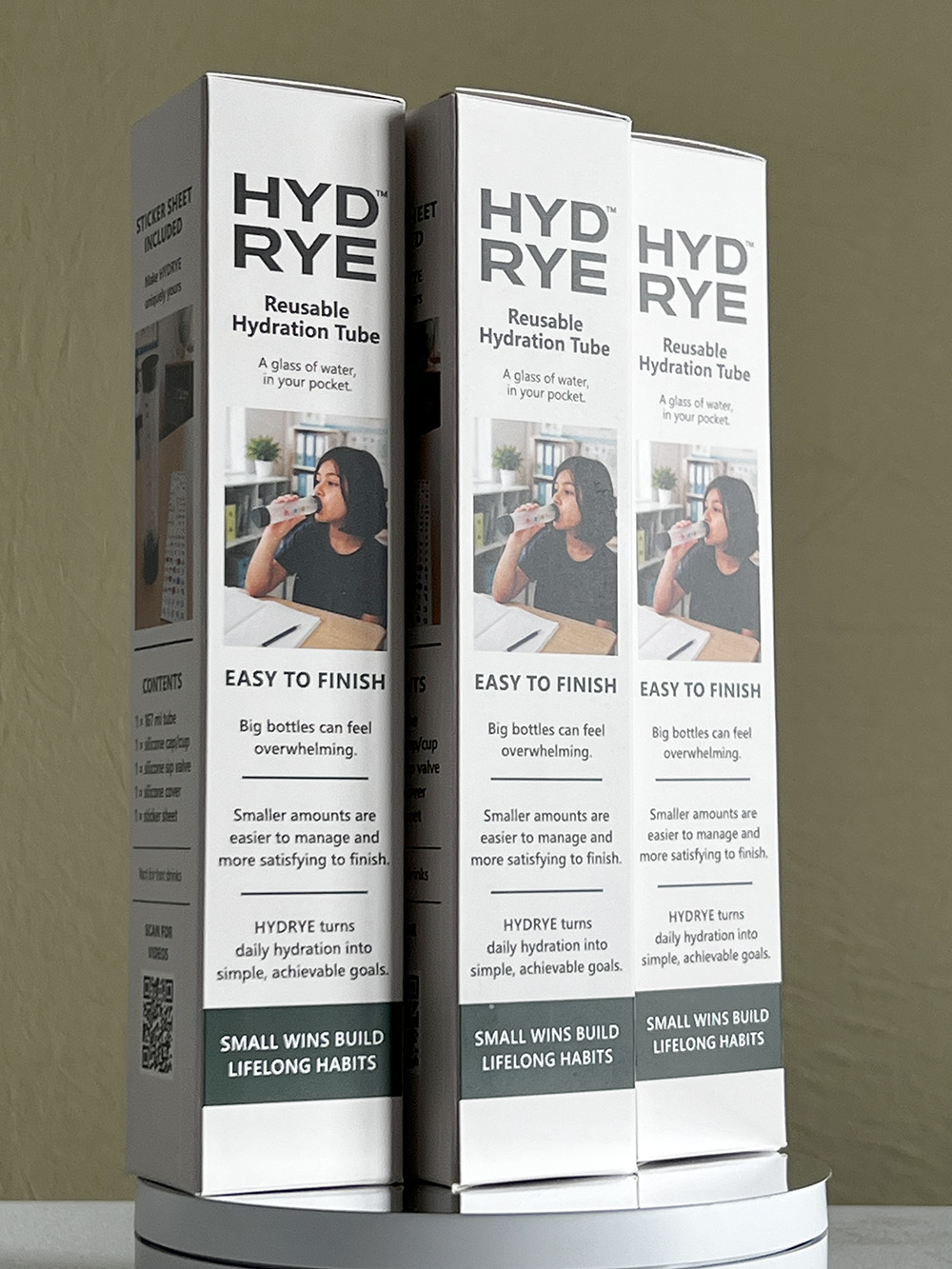 HYDRYE three boxes